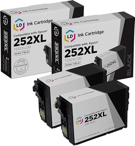 Ld Products Remanufactured Ink Cartridge Replacements For Epson 252xl T252xl120 High