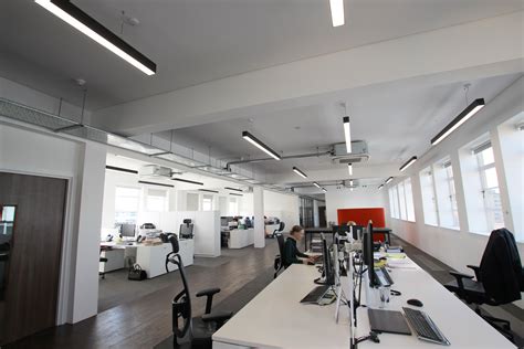 Slim Linear Led Office Lighting For Office Refurbishment Led Office