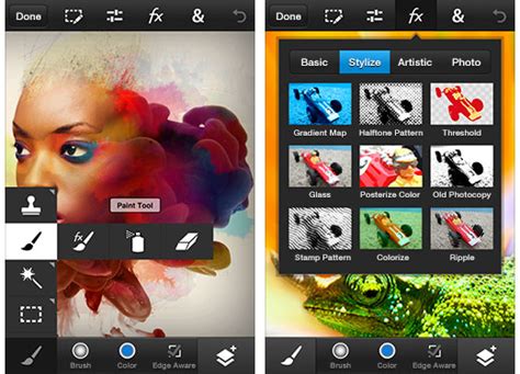 Adobe Photoshop Touch Now For Android And Ios Smartphones Digital
