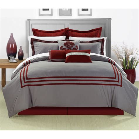 Shop for hotel style bedding at bed bath & beyond. Chic Cosmo Hotel Collection 8-piece Comforter set (Red ...