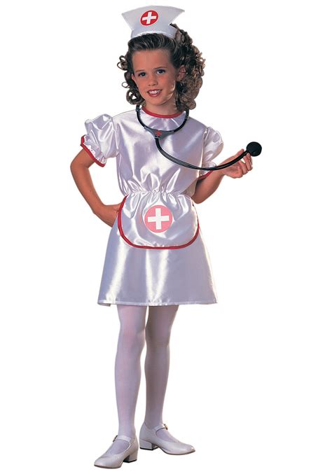 Girls Little Miss Nurse Costume Ebay