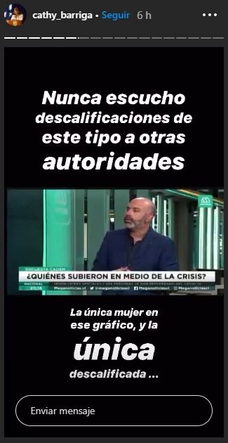 Qué copa será la cathy barriga? "¿Machismo?": Cathy Barriga reaccionó molesta a ...
