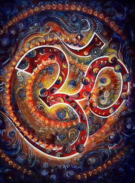 Aum Painting Aum By Harsh Malik Om Art Art Spiritual Art