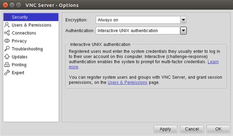 Setting Up Interactive System Authentication Realvnc Help Center
