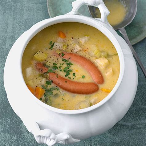 Kartoffelsuppe Mit Wiener W Rstchen Rezept Rezept Kartoffelsuppe