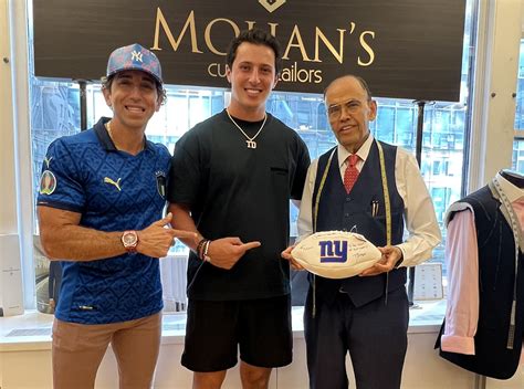 Tommy Devito Superstar Nfl New York Giants Quarterback First Mohans