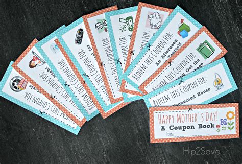 On mother's day tell mom what she means to you. Free Printable Mother's Day Coupon Book - Hip2Save