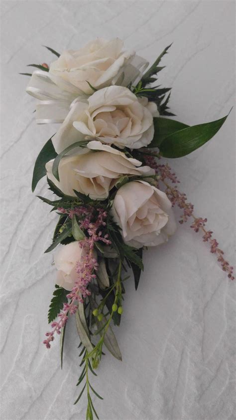 Mckenzie Botanicals Cascading Shoulder Corsage Mother Of The Bride