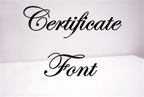 Certificate Font Beautiful Certificate Font Handwritten Font Handwriting Font Elegant Font