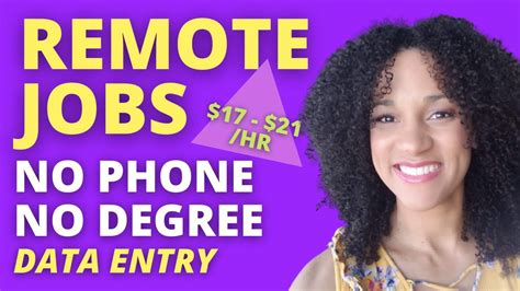 Data Entry Work From Home Jobs Now Hiring No Degree Required No Phone Remote Jobs 2022 Youtube