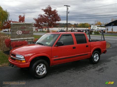 2004 Chevrolet S10 Ls Crew Cab 4x4 In Victory Red 111295 Truck N Sale