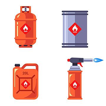Containers Holding Flammable Substances Safe Storage Of Hazardous