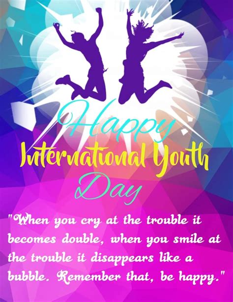 International Youth Day Wishes1234 International Youth Day Youth Day Youth Quotes