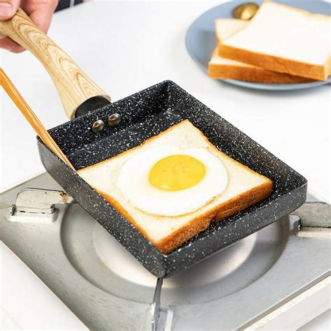 Japanese Tamagoyaki Omelette Pan Tamago Egg Pan Rectangle Frying Pan
