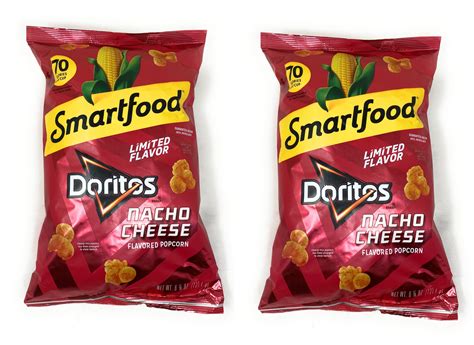 Smartfood Doritos Nacho Cheese Flavored Popcorn Oz Bags