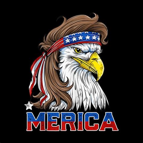 Merica Eagle From Bustedtees Day Of The Shirt