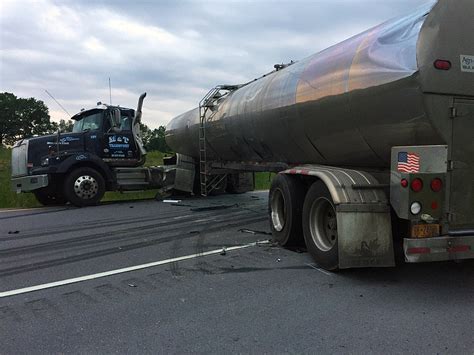 First Photos Of I 81 Crash Of Milk Truck 2 Vehicles That Killed 4