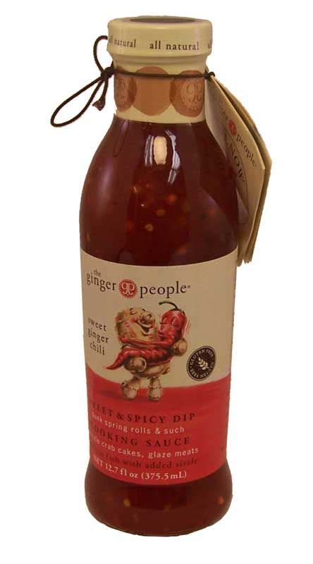Ginger People Sweet Ginger Chili Sauce 127 Oz Sauce Sweet And Spicy Low Sodium Recipes