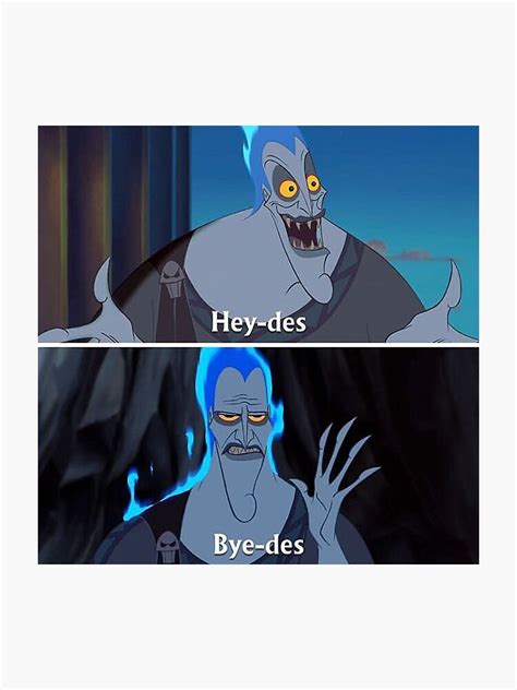 Hades Meme Sticker For Sale By Emaginestickers Redbubble