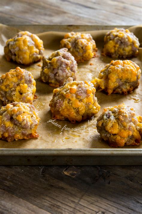 The product formulas are different and each performs differently. Gluten Free Sausage Balls | Great gluten free recipes for ...
