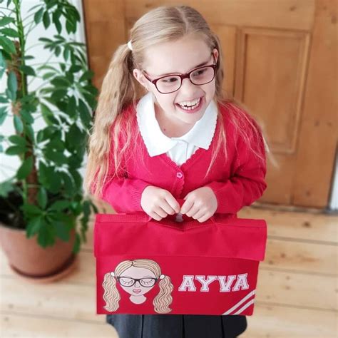 Personalised Create Your Own School Book Bag By Sydandco