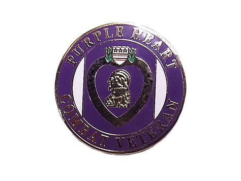 Deadstock Usmilitary Pins 613 Purple Heart Combat Veteran Pins Luby