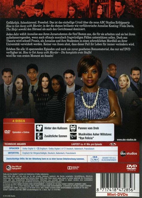 Aktuell 6 staffeln verfügbar unter anderem in deutsch, englisch. How to Get Away with Murder - Staffel 1: DVD oder Blu-ray ...