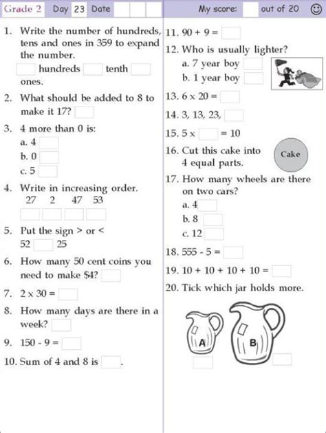 We may earn a commission through links on our site. √ 24 Mental Maths Questions for Class 2 | Accounting ...