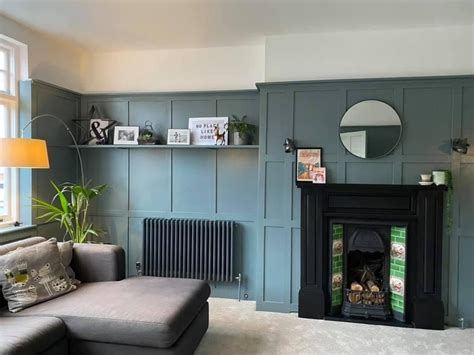 Farrow And Ball De Nimes In 2021 Living Room Color Schemes Living Room