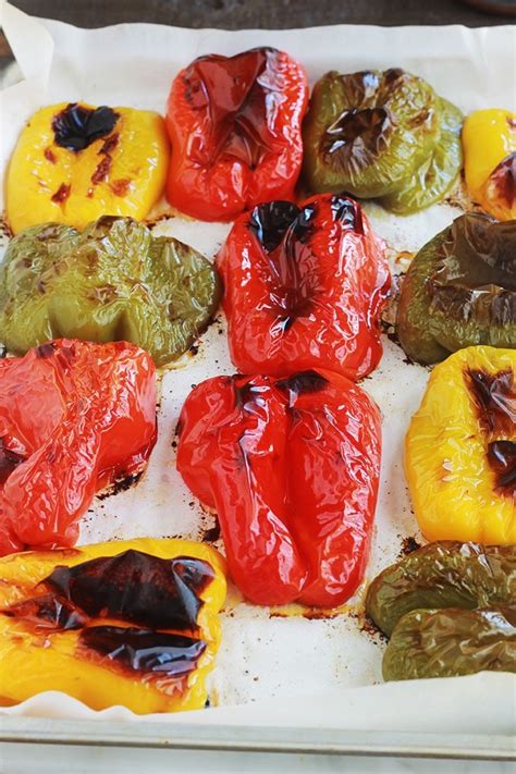 Poivrons au four rôtis ou grillés