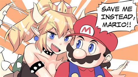 Mario Meets Bowsette 【oneshot】 Youtube