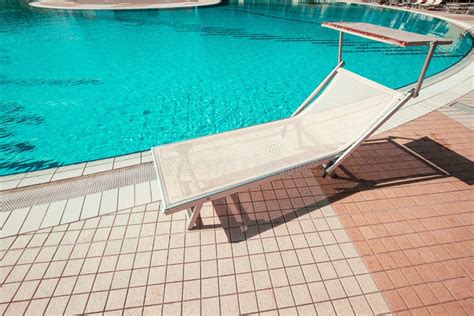 Resort Pool Summer Resort Chair Relax Lounge At Luxury Hotel Pool
