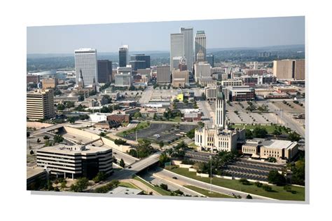 Tulsa Oklahoma Skyline Aerial