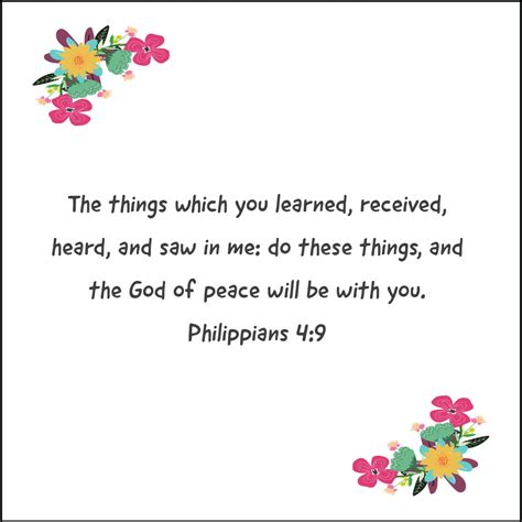Philippians 49 God Of Peace Encouraging Bible Verses