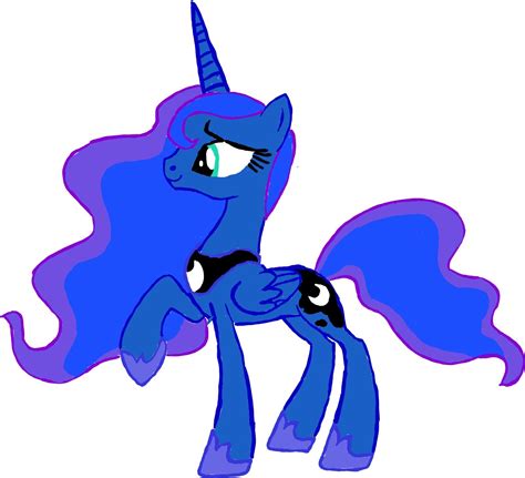 Here’s my attempt at drawing princess luna! : r/mylittlepony