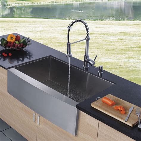 Find the faucet you've been looking for by clicking the button below. VIGO Platinum Series Farmhouse Kitchen Sink Faucet VG15002 ...