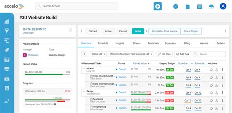 Project Management With Client Portal Accelo Try Free