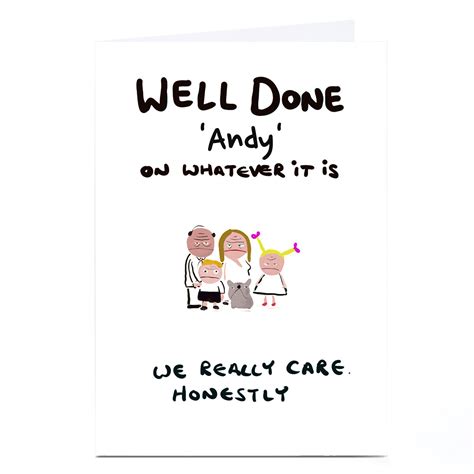 Buy Personalised Do Something David Card Well Done For Gbp 229 Card Factory Uk