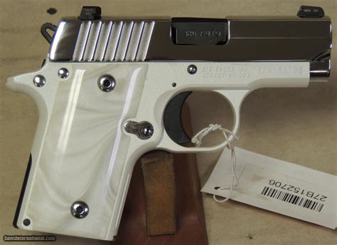 Sig Sauer P238 White Chrome 380 Acp Caliber Pistol Nib Sn 27b152706