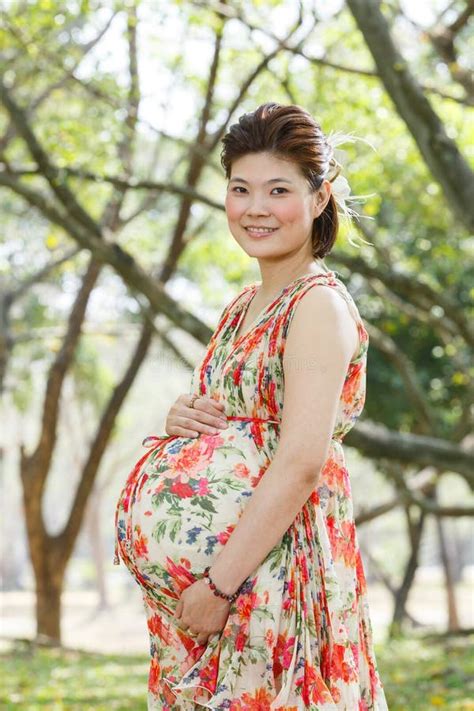 Asian Pregnant Woman Stock Photo Image Of Beauty Love