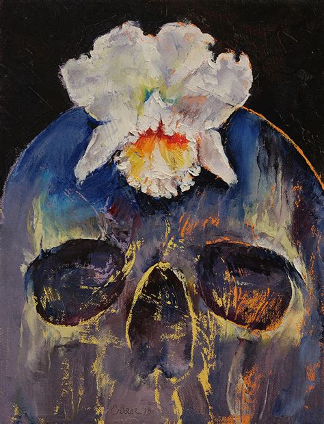 Voodoo Skull Painting By Michael Creese Fine Art America