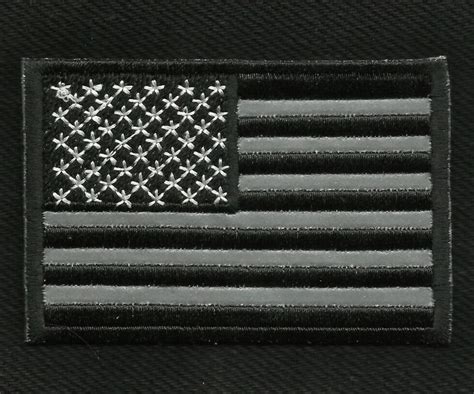 The concept of the black american flag was created when the need for proper and current representation emerged ( e.g. REFLECTIVE USA AMERICAN FLAG BLACK MOTORCYCLE BIKER JACKET ...