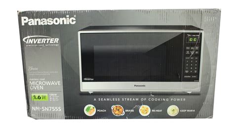 Panasonic 16 Cuft1250w Microwave Oven Stainless Steel Nn Sn755s