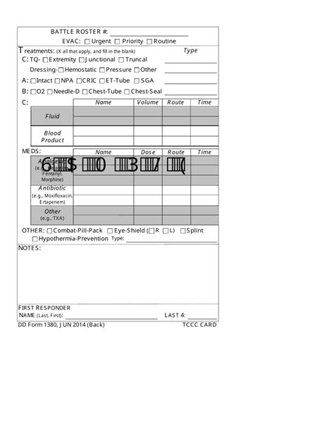 Sample Dd Form 1380 Fill Out Sign Online And Download Printable Pdf