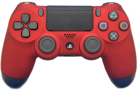 Red Soft Touch Ps4 Wireless Controller