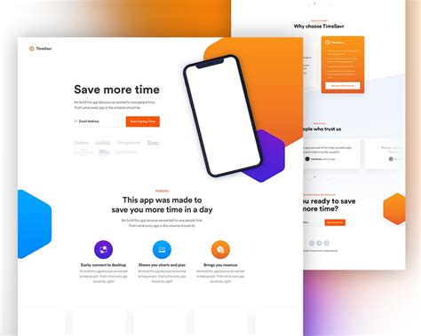 We've handpicked the best app landing pages to inspire your next design. Free Mobile App Landing Page Template PSD - Download PSD