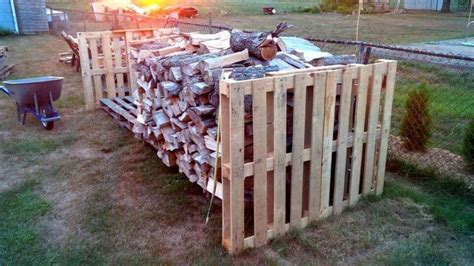 Pallet Firewood Shed Easy Pallet Ideas