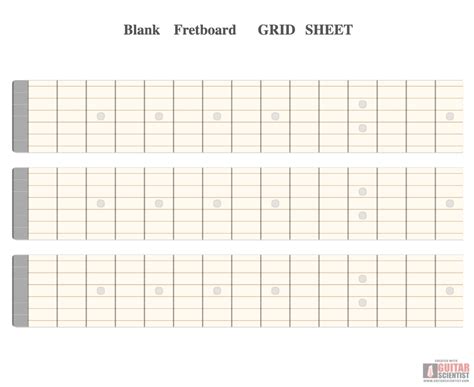 Blank Guitar Fretboard Charts Printable Pdf Fretboardia Vlr Eng Br