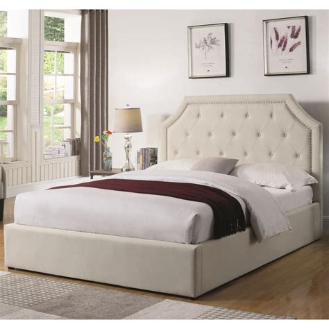 Coaster Hermosa 301469f Full Upholstered Bed With Hydraulic Lift
