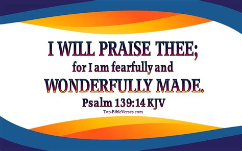 Psalm 13914 Kjv Inspirational Bible Verse Images Bible Quotes